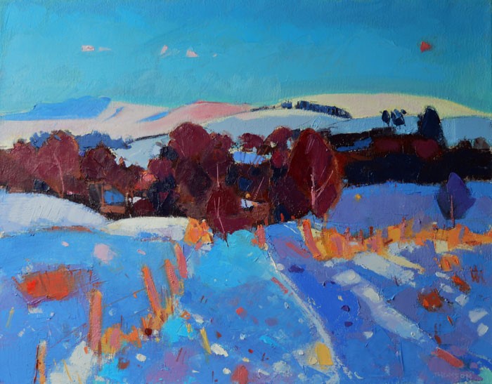 'Winter Dusk' by artist Marion Thomson